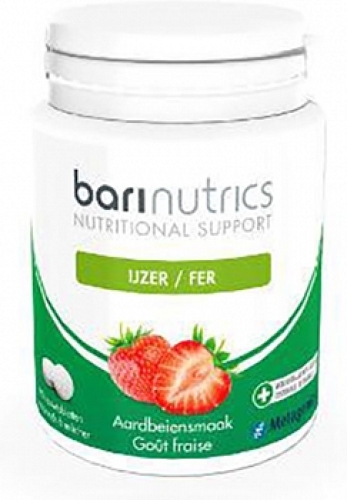 Metagenics Barinutrics Ijzer Aardbei Kauwtabletten
