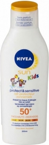 Nivea Sun Kids Protect Sensitive Lotion Factorspf50