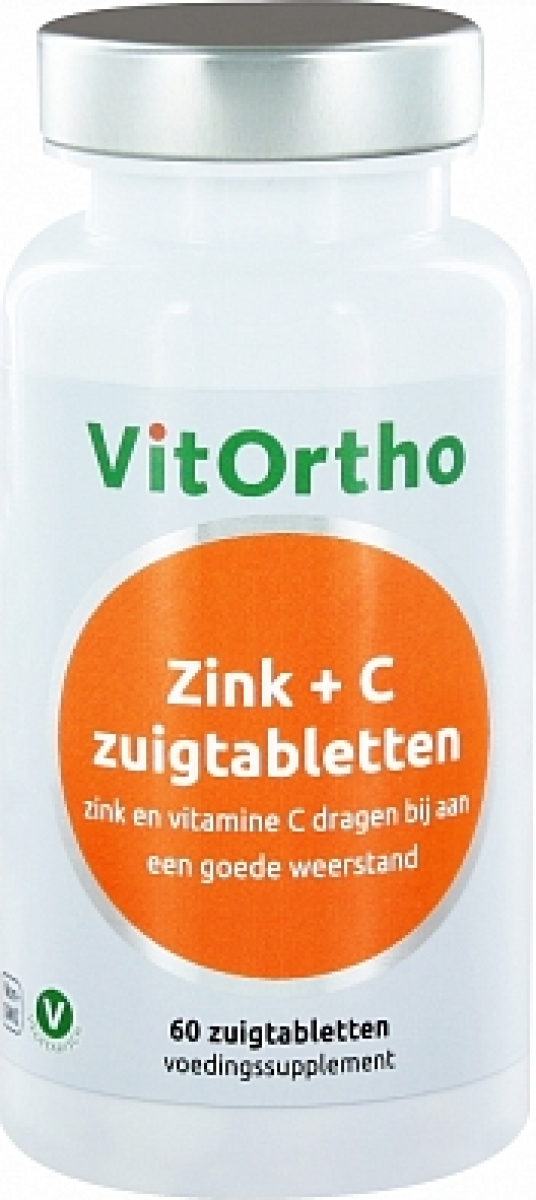 Vitortho Zink C Zuigtabletten