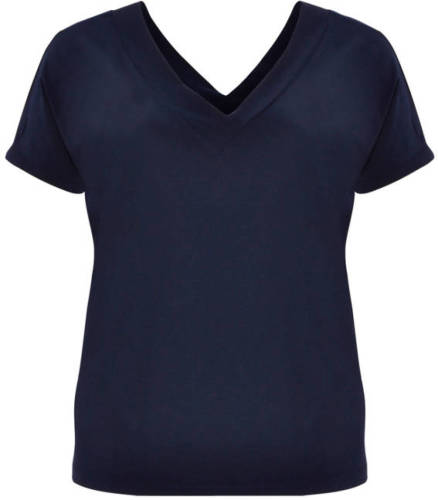 Yoek T-shirt donkerblauw