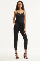 VERO MODA top met kant VMINGE zwart
