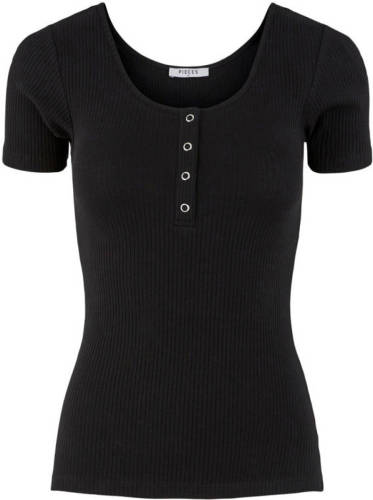 PIECES top zwart