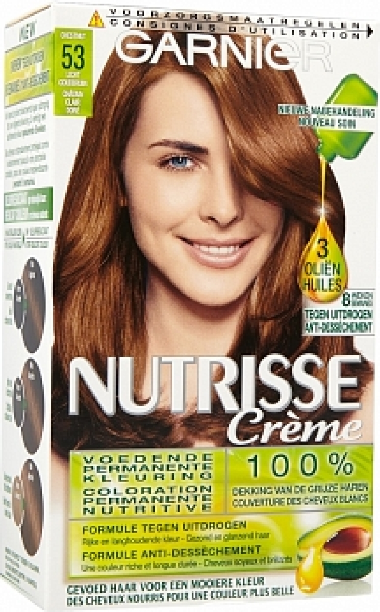 Garnier Nutrisse Permanente Kleuring 053 Licht Goudbruin