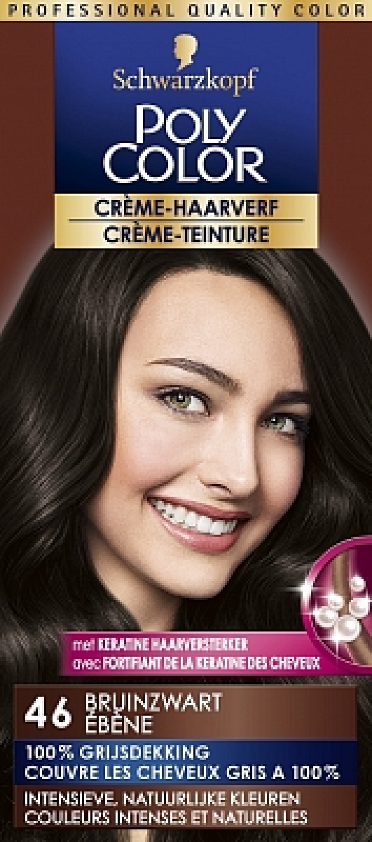 Schwarzkopf Poly Color Haarverf 46 Bruinzwart