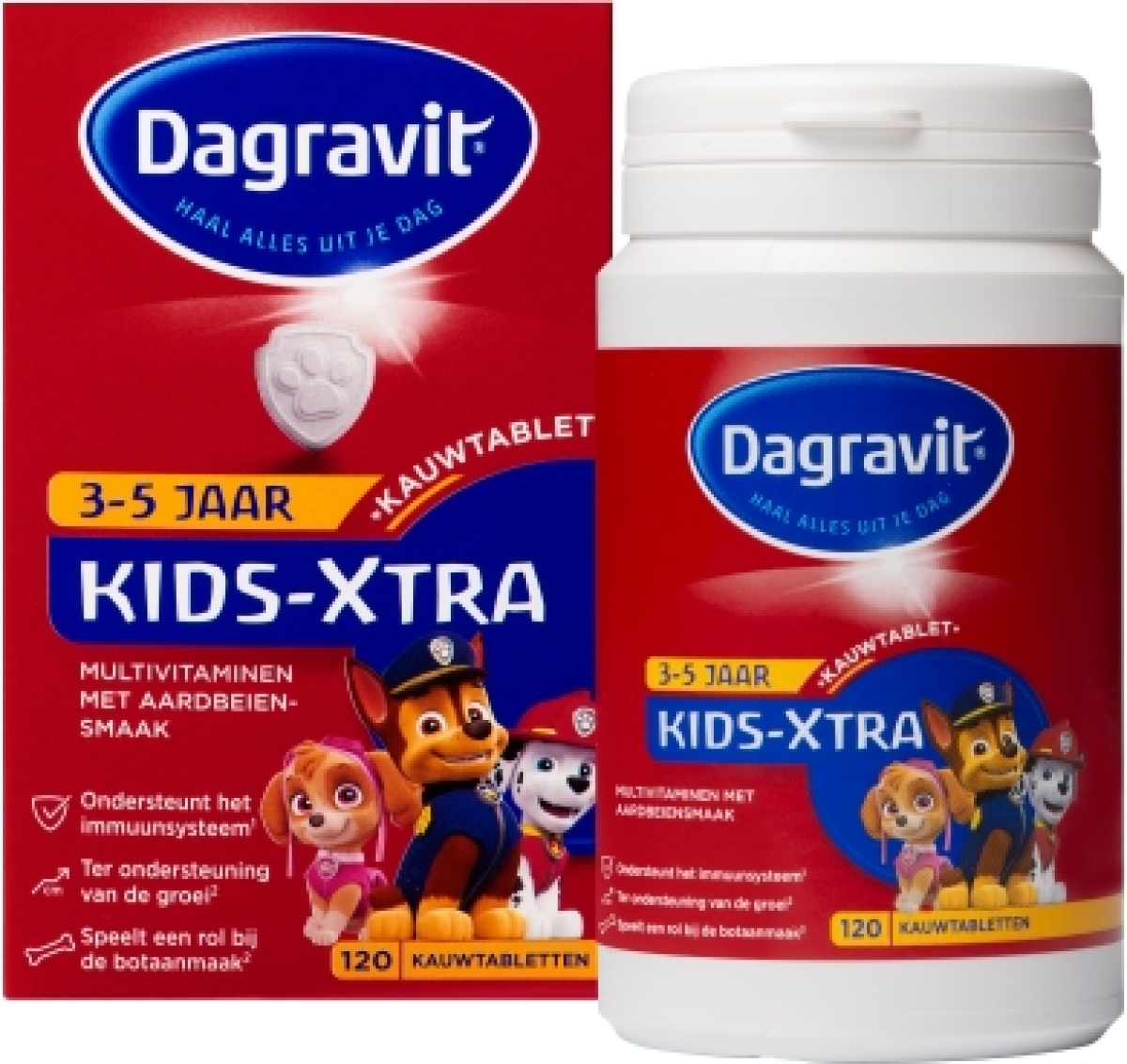 Dagravit Kids-Xtra 3-5 Jaar Kauwtabletten