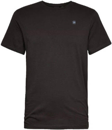 G-star Raw T-shirt van biologisch katoen zwart