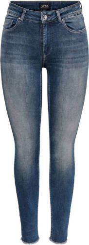 Only high waist skinny jeans blauw