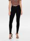 Only Power life mid push up skinny jeans black