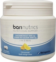 Metagenics Barinutrics Calciumcitraat Kauwtabletten