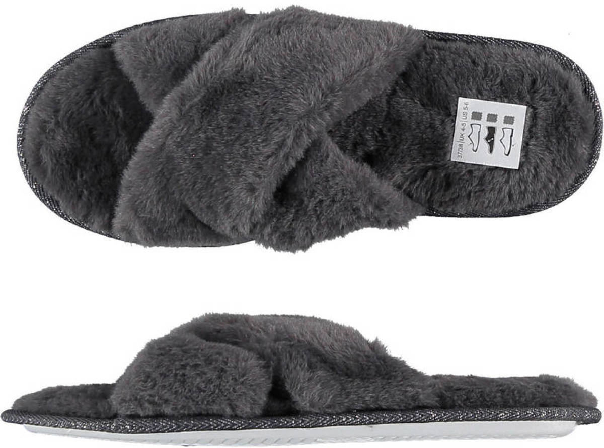 Apollo pantoffels grijs