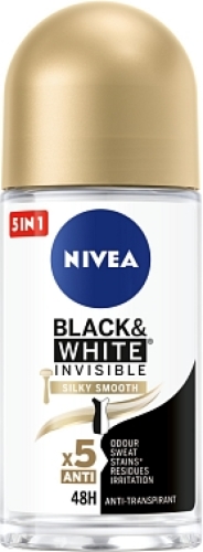 Nivea Deodorant Deo Roll-on Black And White Silky Smooth