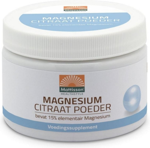 Mattisson Magnesium Citraat Poeder 16