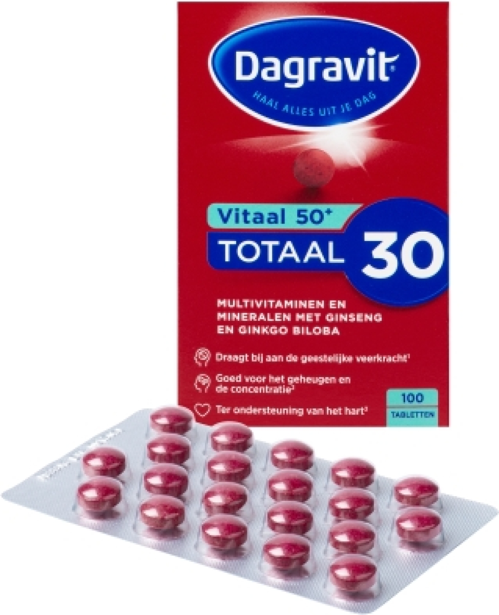 Dagravit Vitaal 50+ - 100 tabletten