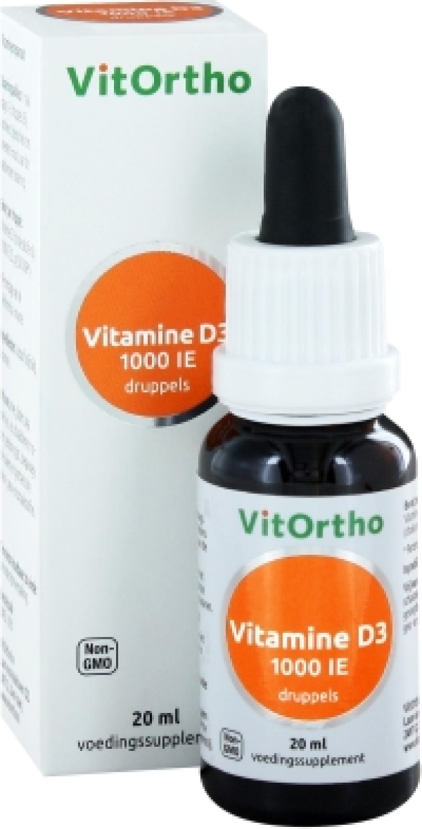 Vitortho Vitamine D3 1000 Ie Druppels