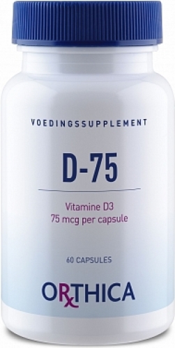 Orthica D-75 Vitamine D3 75mcg