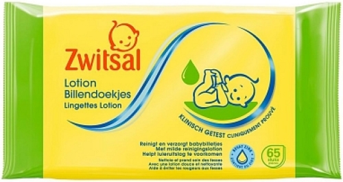 Zwitsal Billendoekjes Babydoekjes Lotion - 65 Stuks