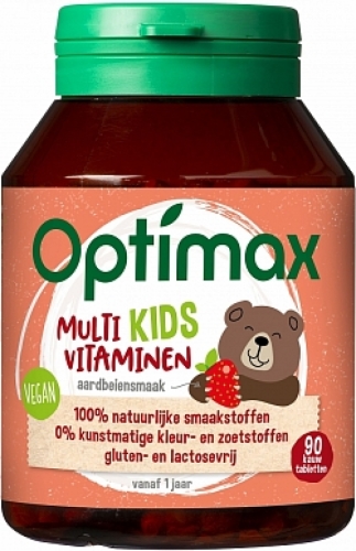 Optimax Kids Multivitaminen Aardbei