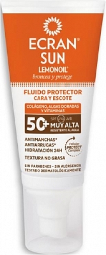 Ecran Sun Zonnebrand 24h Gezichtscreme Factorspf50
