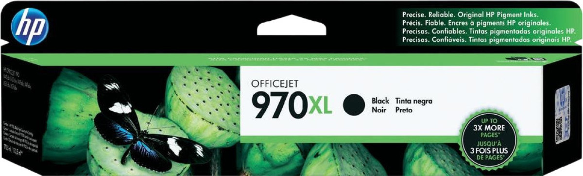 HP 970XL Black Ink Cartridge (CN625AE)
