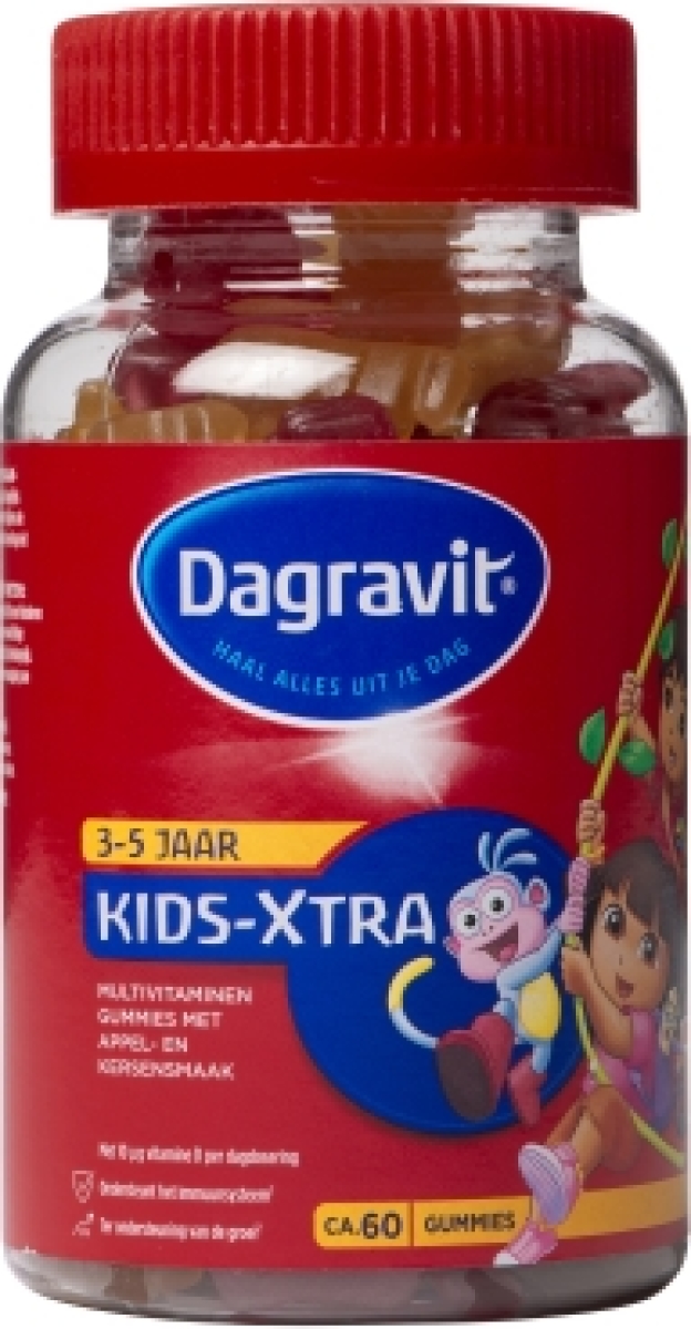 Dagravit Kids Xtra Dora en Diego Gummies 3-5 jaar