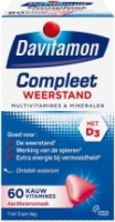 Davitamon Compleet Weerstand Kauwvitamines Aardbei