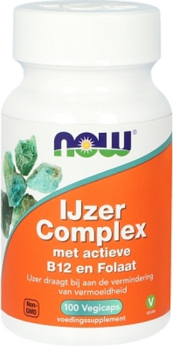Now Ijzer Complex Met Actieve B12 En Folaat