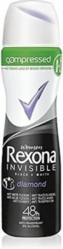 Rexona Deodorant Spray Women Compressed Invisible Diamond