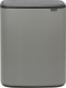 Brabantia Bo Touch Bin 2 x 30 Liter Mineral Concrete Grey