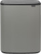 Brabantia Bo Touch Bin 60 Liter Mineral Concrete Grey