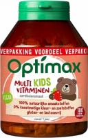Optimax Kinder Multivitamine Kauwtabletten Aardbei