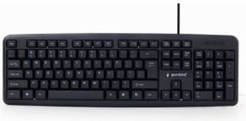 Gembird Keyboard KB-U-103-RU (USB 2.0; (US); black color) toetsenbord