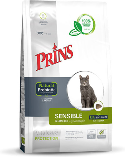 Prins VitalCare Protection Sensible Grainfree Hypoallergic Kattenvoer 1,5 kg