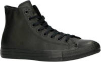 Converse Chuck Taylor All Star Hi leren sneakers zwart