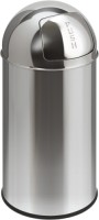 EKO Pushcan afvalbak - 40 l - chroom