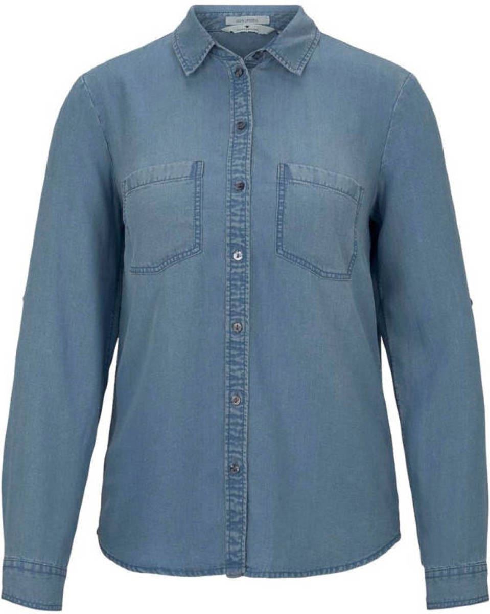 Tom tailor denim blouse blauw