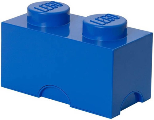 LEGO Brick 2 opbergbox - blauw
