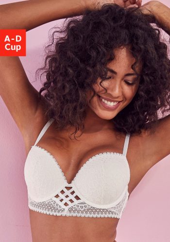 Lascana push-up bh ecru