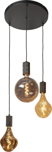 Merkloos Hanglamp CALEX RETRO Zwart