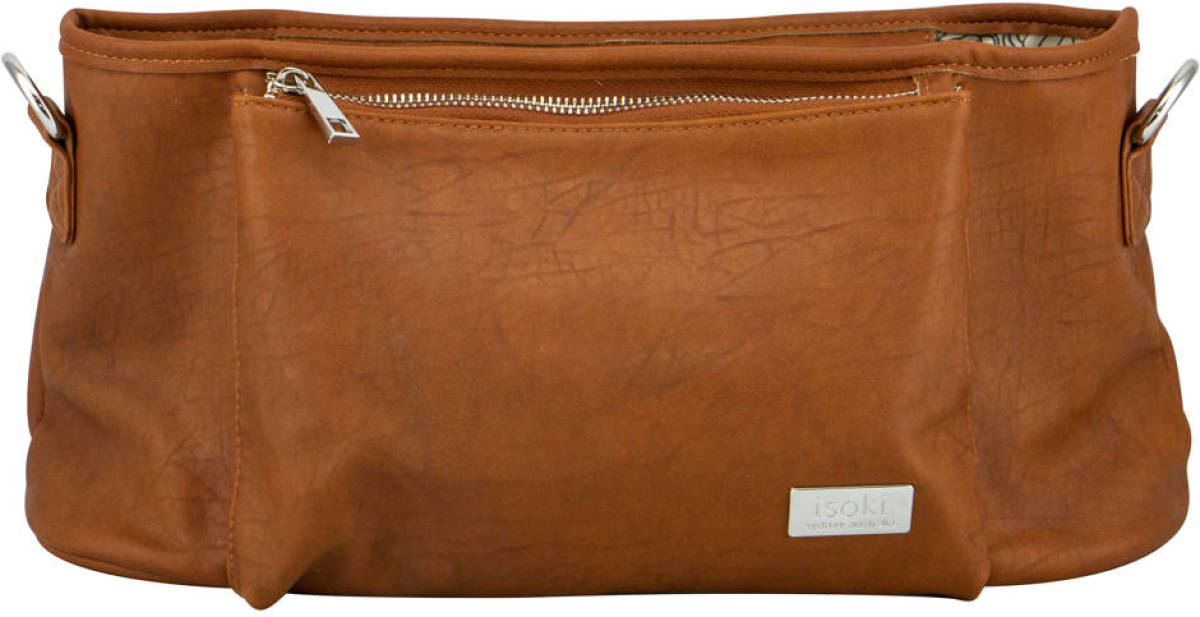 Isoki luiertas Tully strollerbag bruin