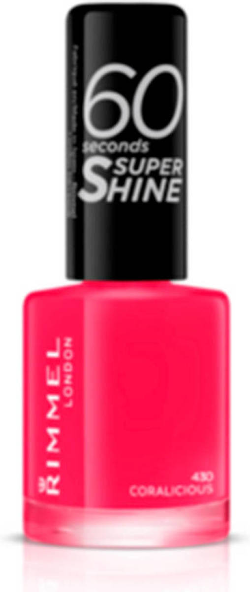 Rimmel London 60 Seconds Super Shine nagellak - 430 Coralicious