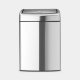 Brabantia Touch Bin 10 l - Matt Steel Fingerprint Proof