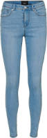 VERO MODA high waist skinny jeans met biologisch katoen light denim