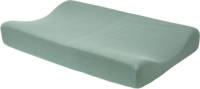 Meyco aankleedkussenhoes Basic jersey stone green
