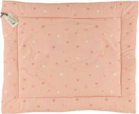 Briljant Baby Sunny boxkleed stip 80x100 cm roze