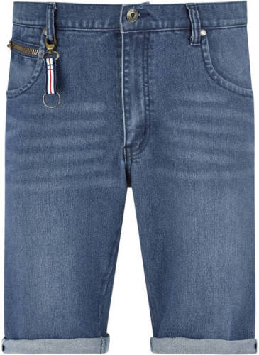 Jan Vanderstorm loose fit jeans Plus Size short DITMANN blauw
