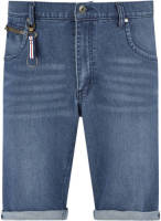 Jan Vanderstorm loose fit jeans Plus Size short DITMANN blauw