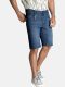 Jan Vanderstorm loose fit jeans Plus Size short DITMANN blauw