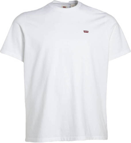 Levi's Big and Tall T-shirt met logo Plus Size wit