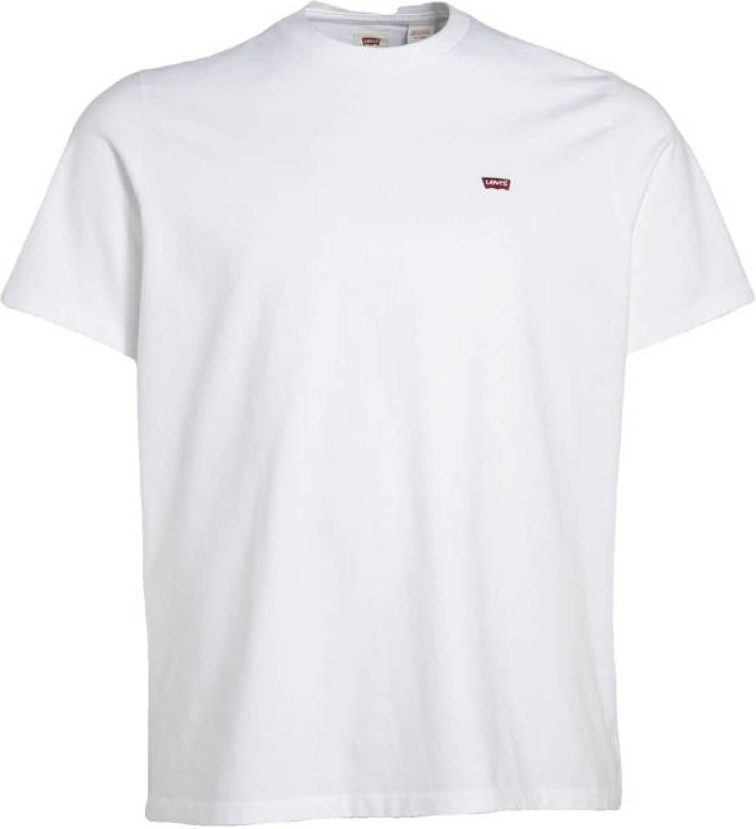 Levi's Big and Tall T-shirt met logo Plus Size wit