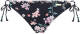 Sunseeker gebloemd strik bikinibroekje zwart/roze/wit